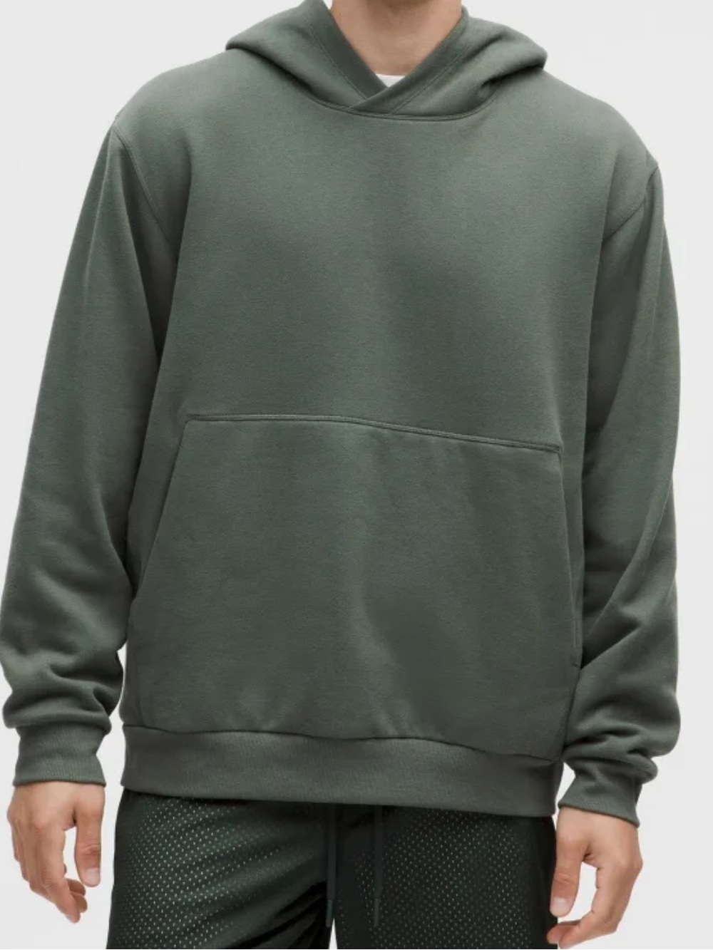 Lululemon Men’s Steady State Pullover Hoodie Green Sz S